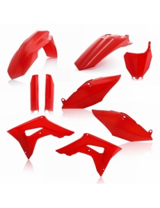 KIT PLÁSTICOS COMPLETO ACERBIS HONDA CR-F 450 2017-2018 VERMELHO